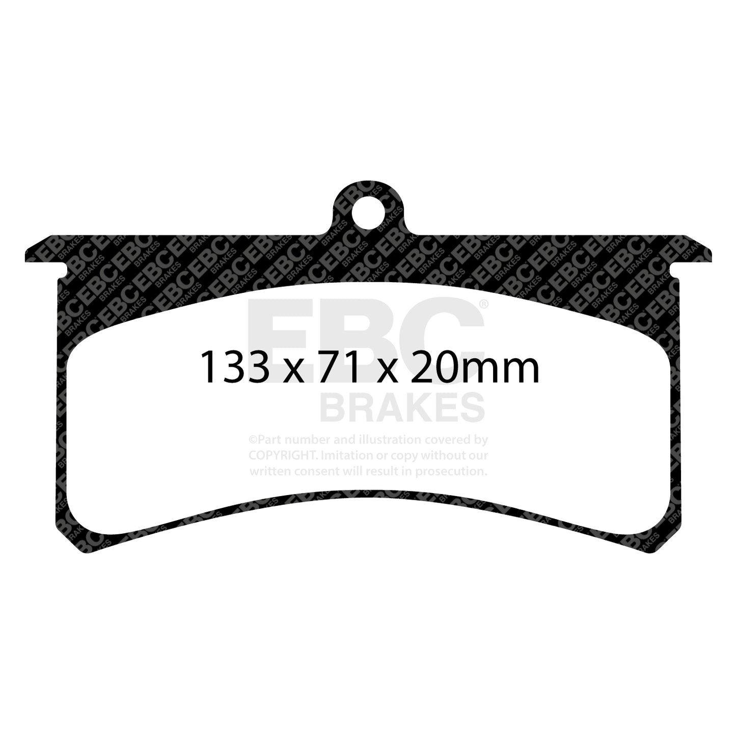 EBC Orangestuff 9000 Series Race Brake Pad Set (DP9007)