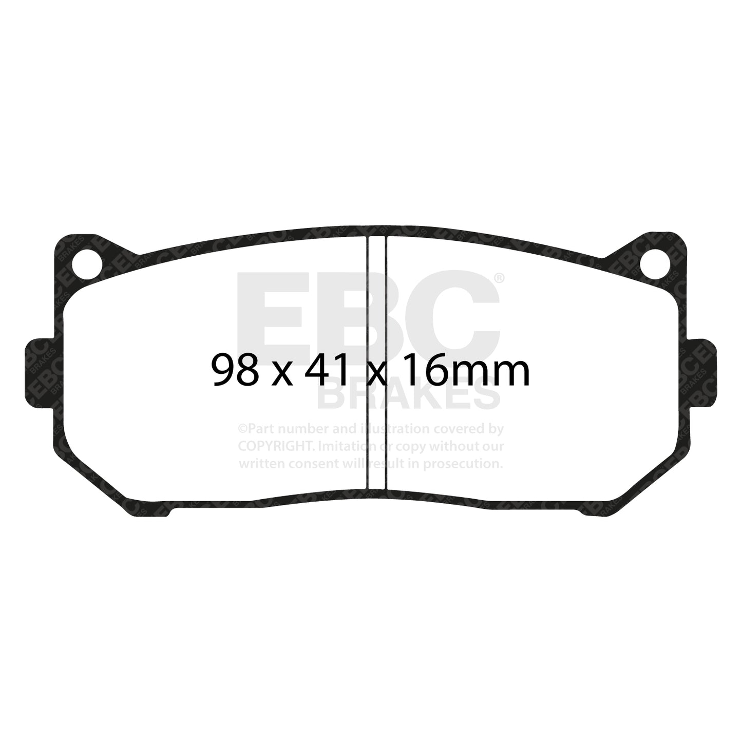 EBC Brakes Pad and Disc Full vehicle Kit (PD40K1000)