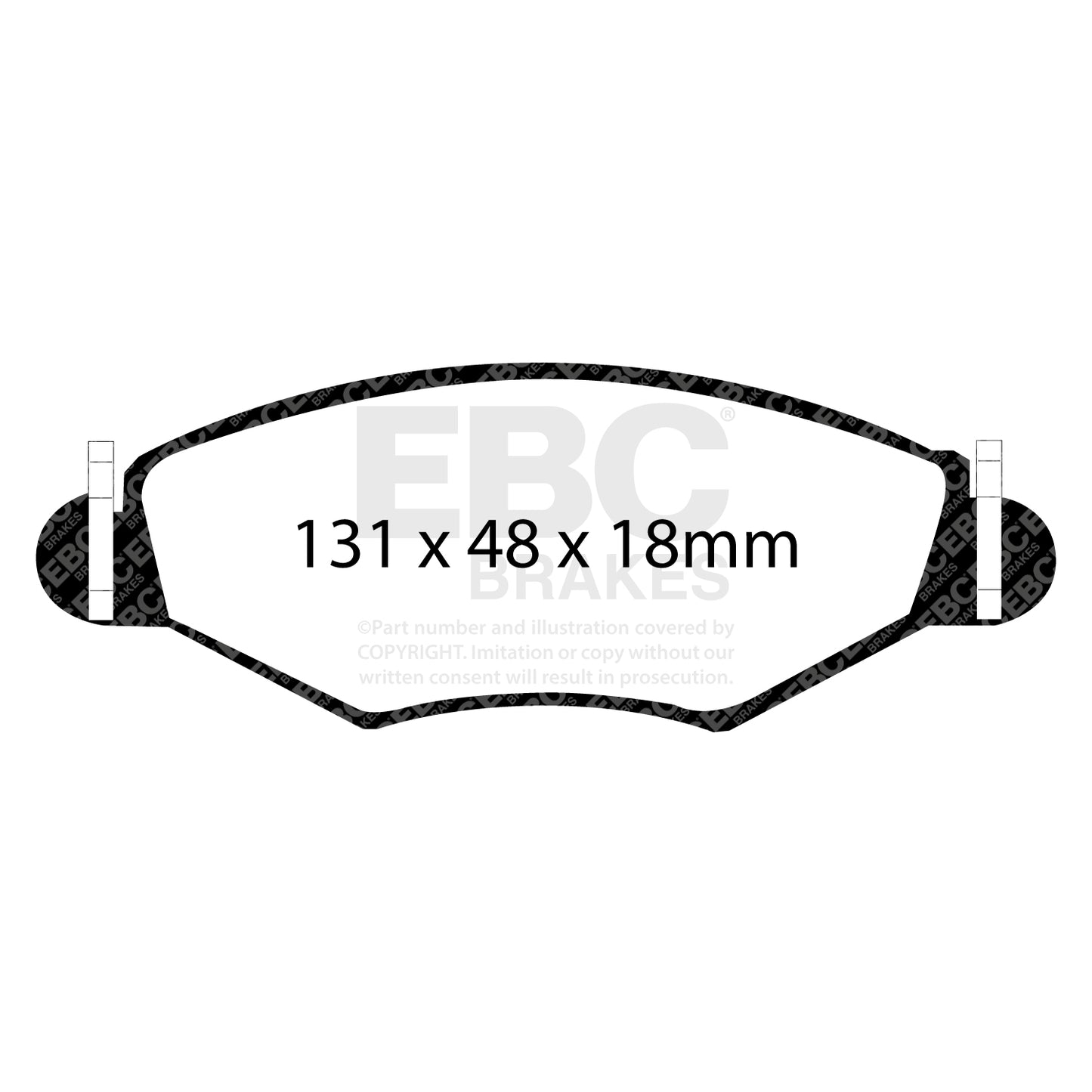 EBC Ultimax OE Replacement Brake Pad Set (DP1366)