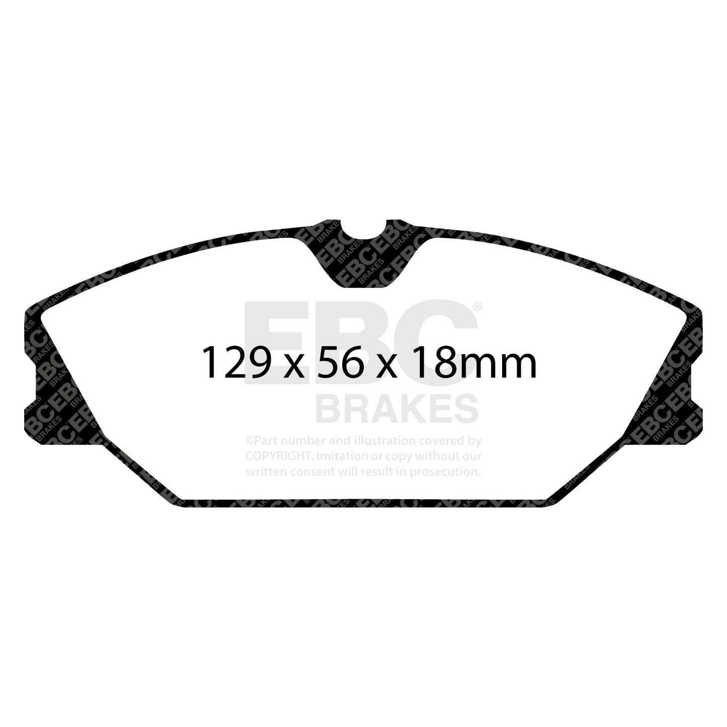 EBC Ultimax OE Replacement Brake Pad Set (DP1369)