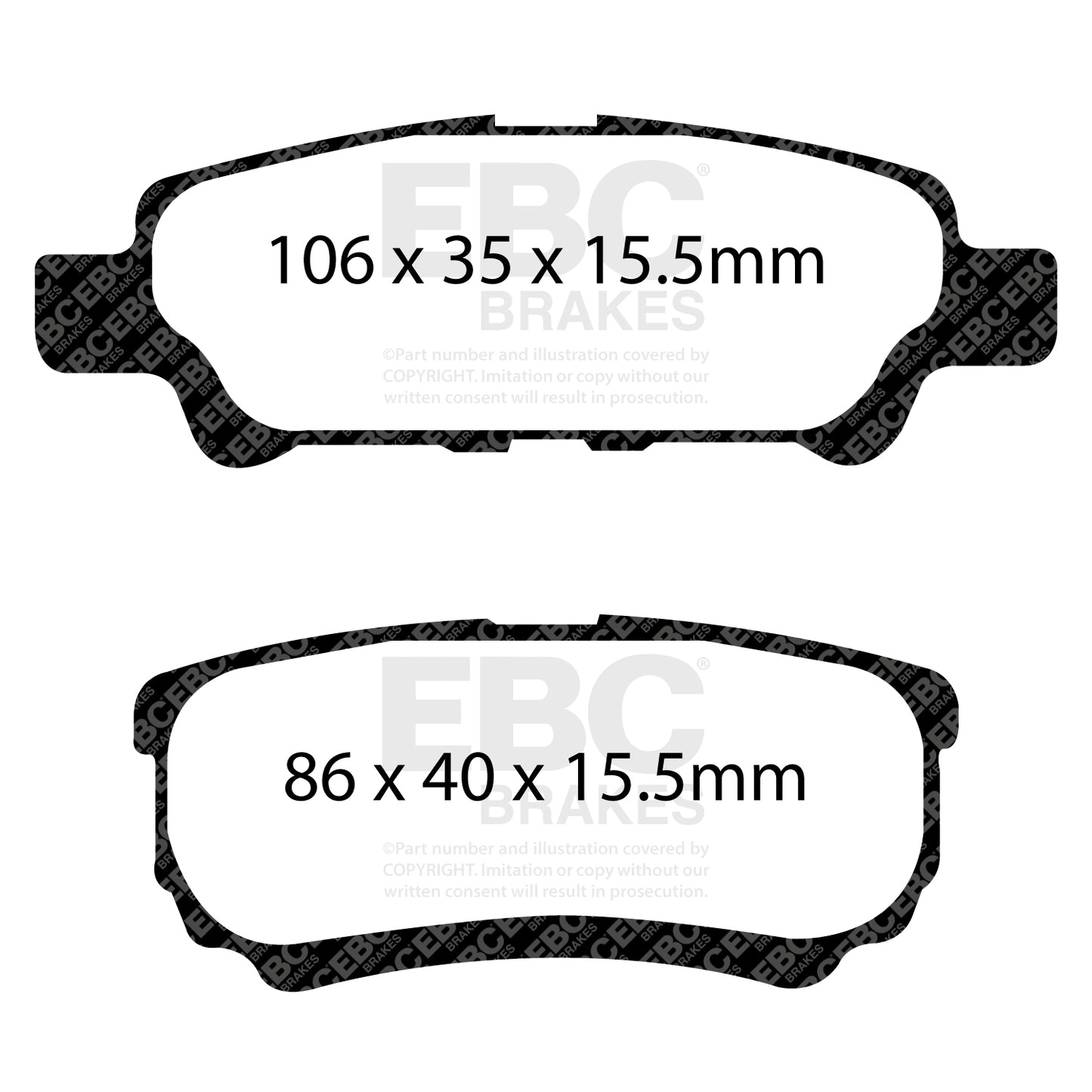 EBC Brakes Pad and Disc Full vehicle Kit (PD40K1329)