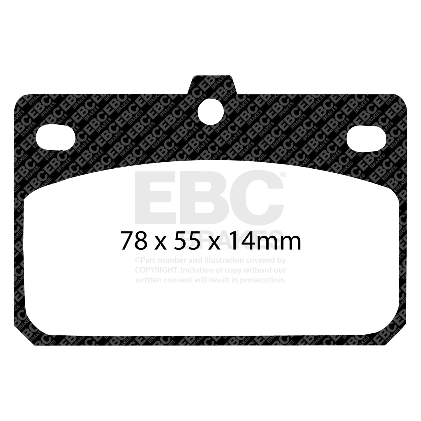 EBC Ultimax OE Replacement Brake Pad Set (DP166)