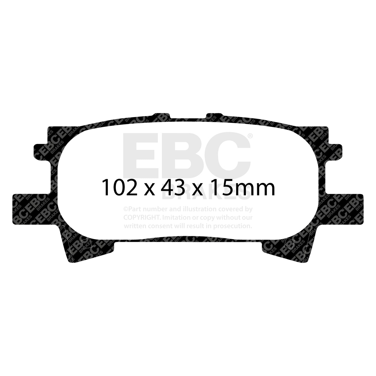 EBC Brakes Pad and Disc Full vehicle Kit (PD40K1087)