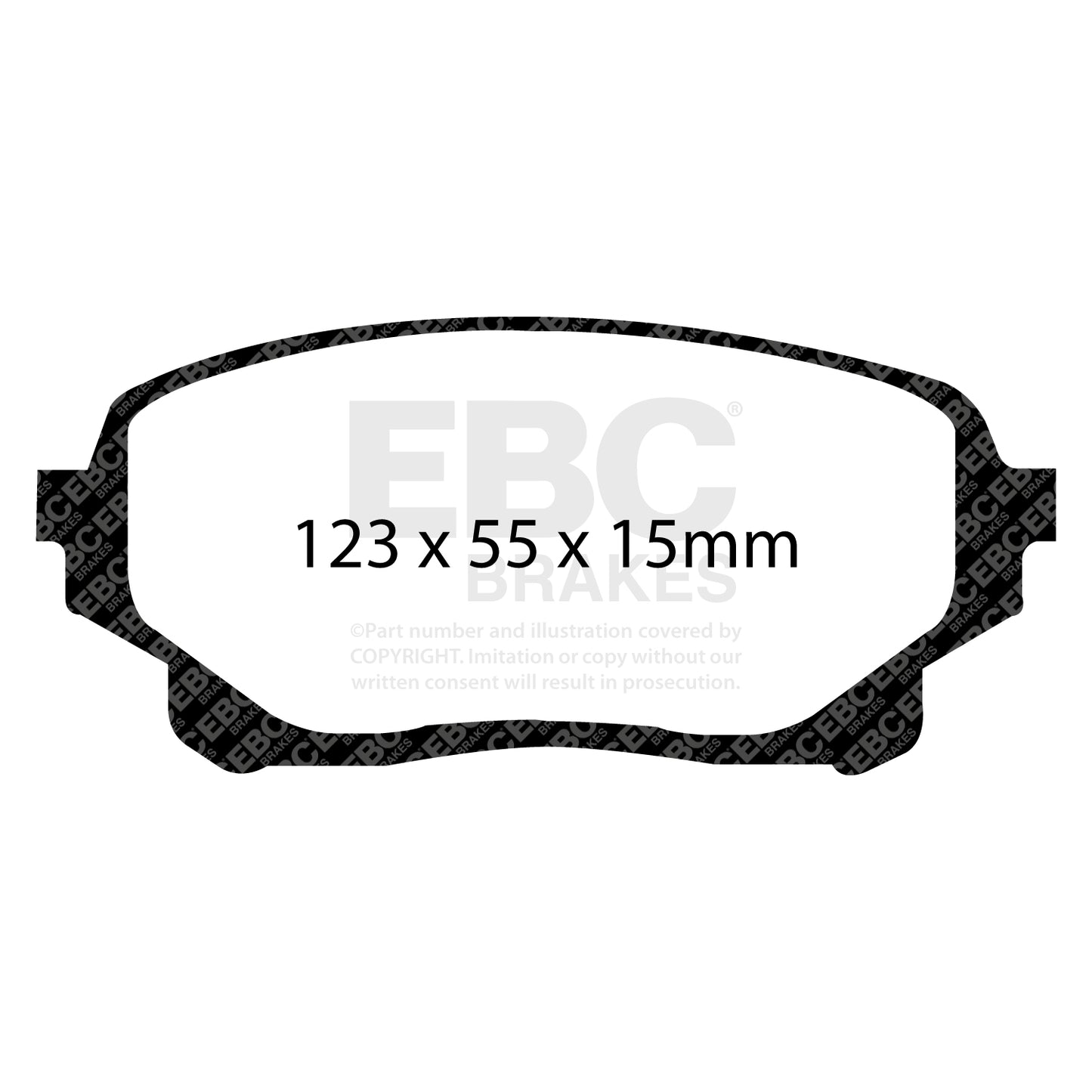 EBC Ultimax OE Replacement Brake Pad Set (DP1756)