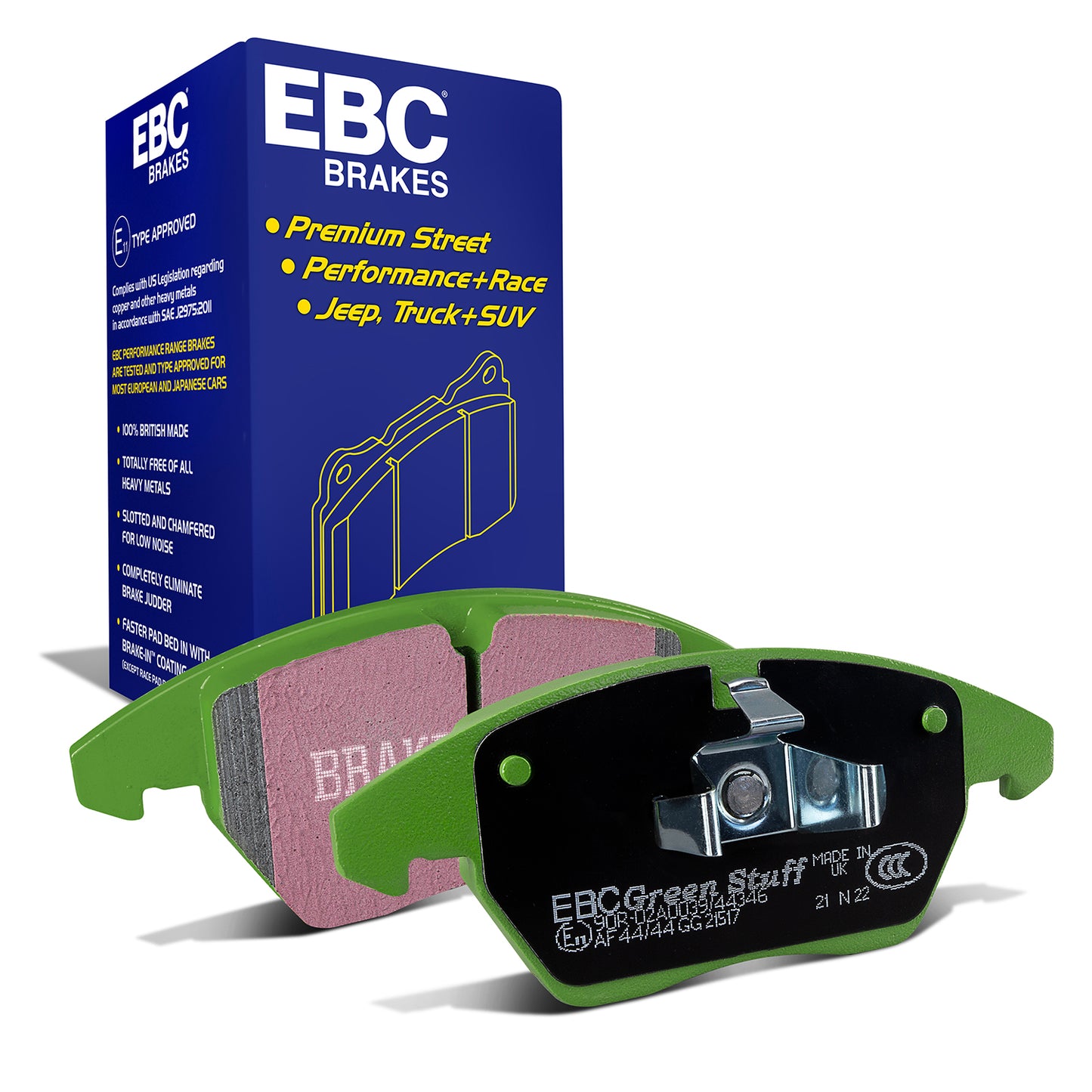 EBC Greenstuff 2000 Series Sport Brake Pad Set (DP21517)