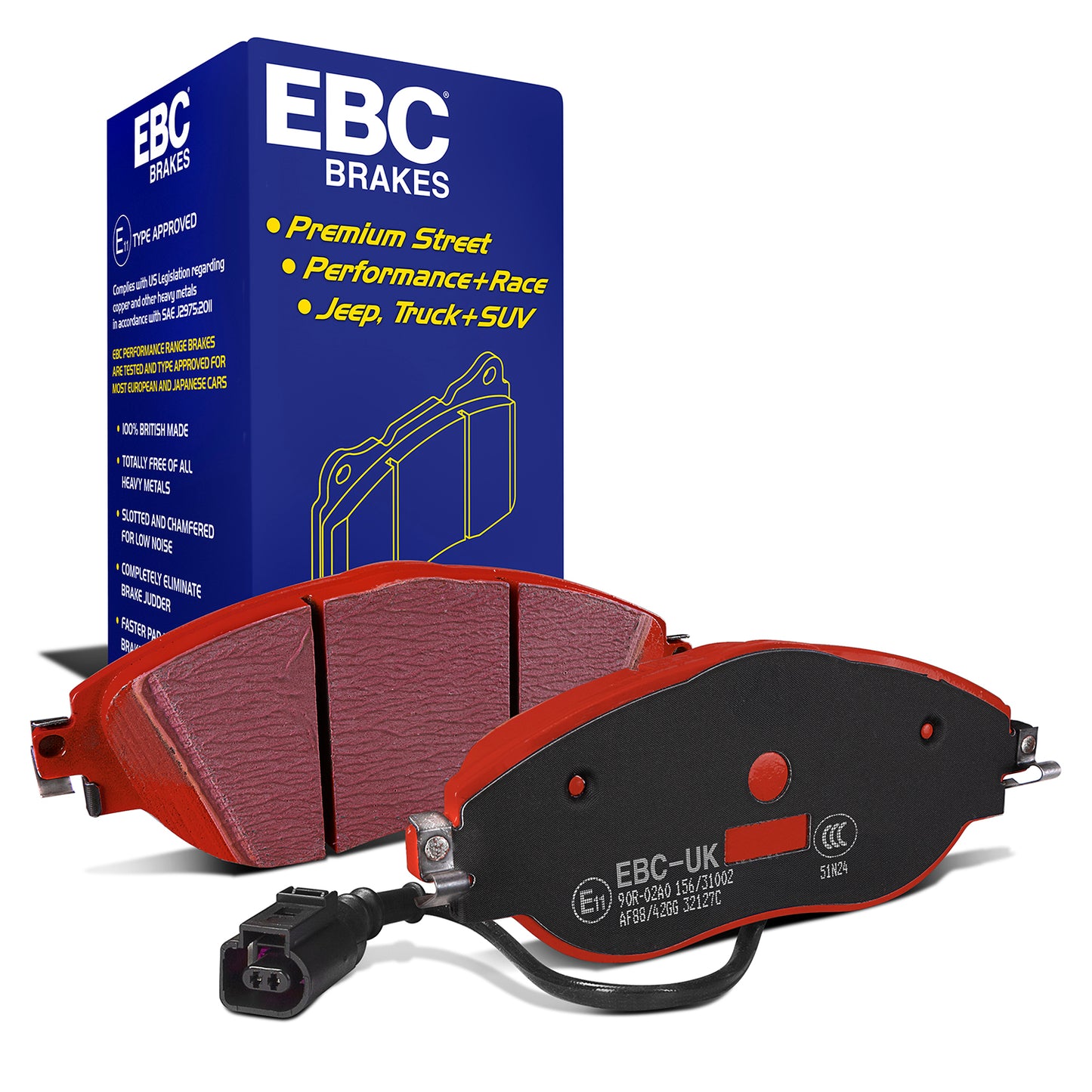 EBC Redstuff 3000 Series Sport Brake Pad Set (DP32127C)