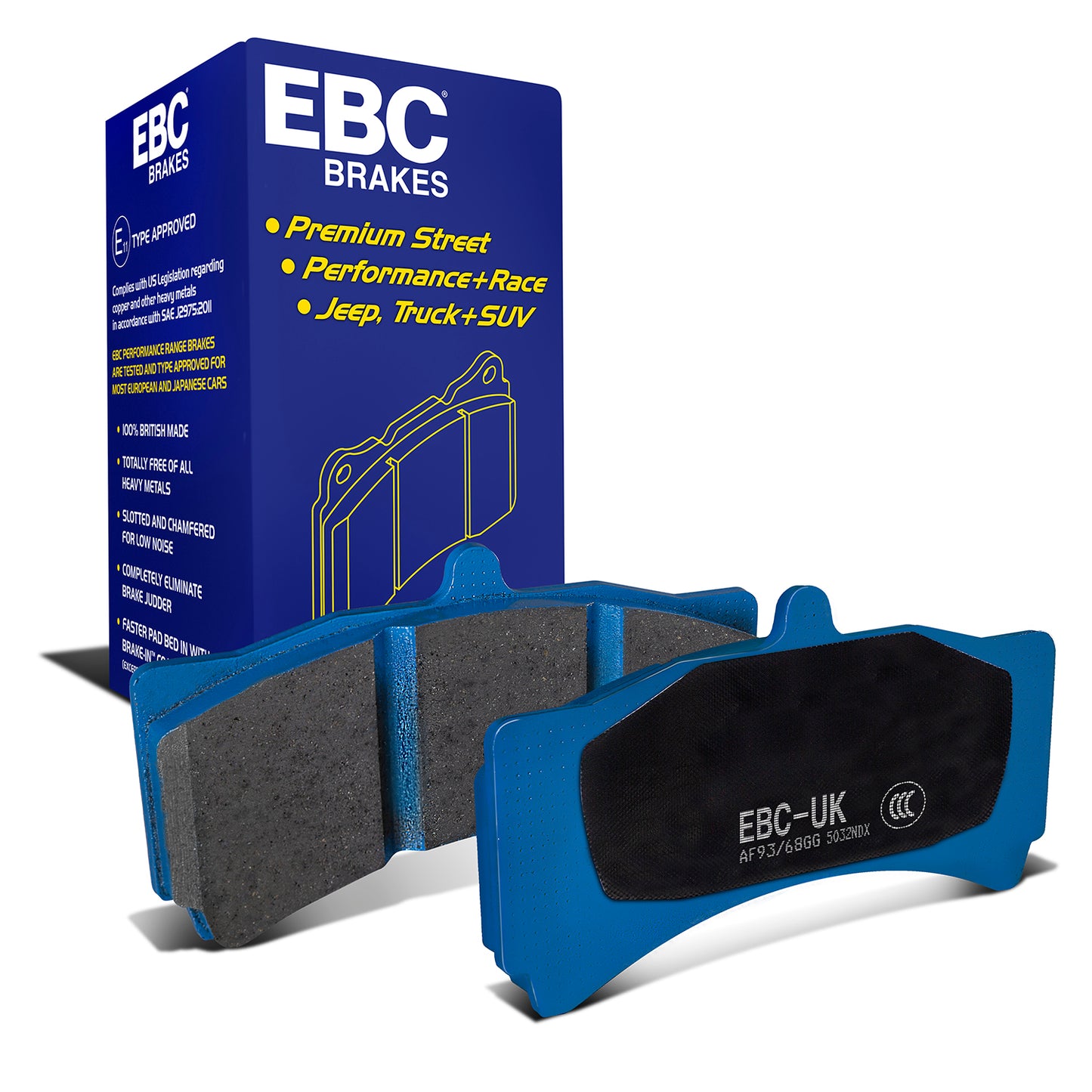EBC Bluestuff NDX Trackday Brake Pad Set (DP5032NDX)