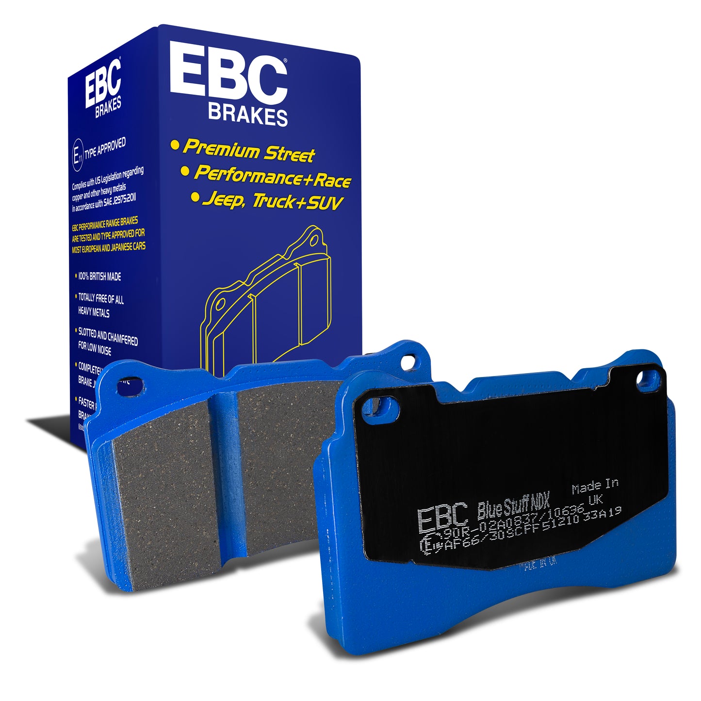 EBC Bluestuff NDX Trackday Brake Pad Set (DP51210NDX)