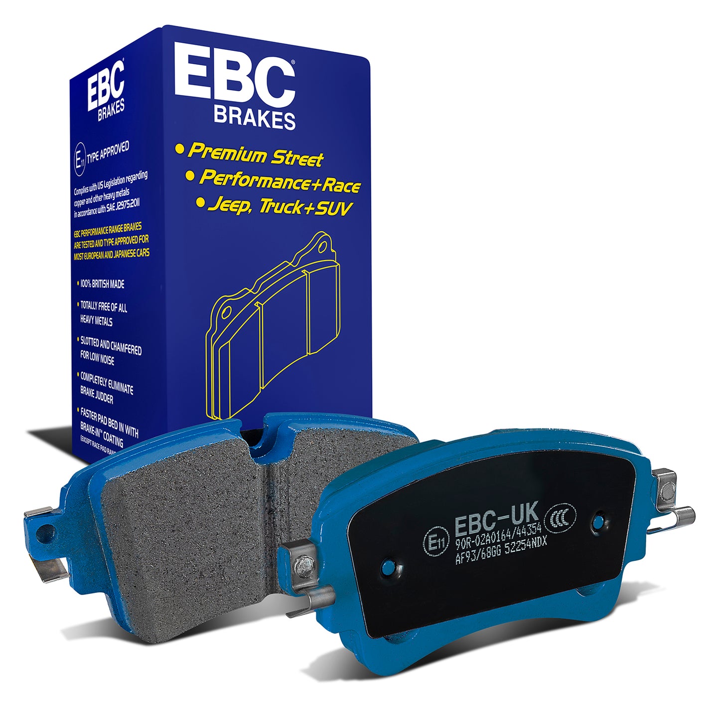 EBC Bluestuff NDX Super-Street & Trackday Brake Pads (DP52254NDX)