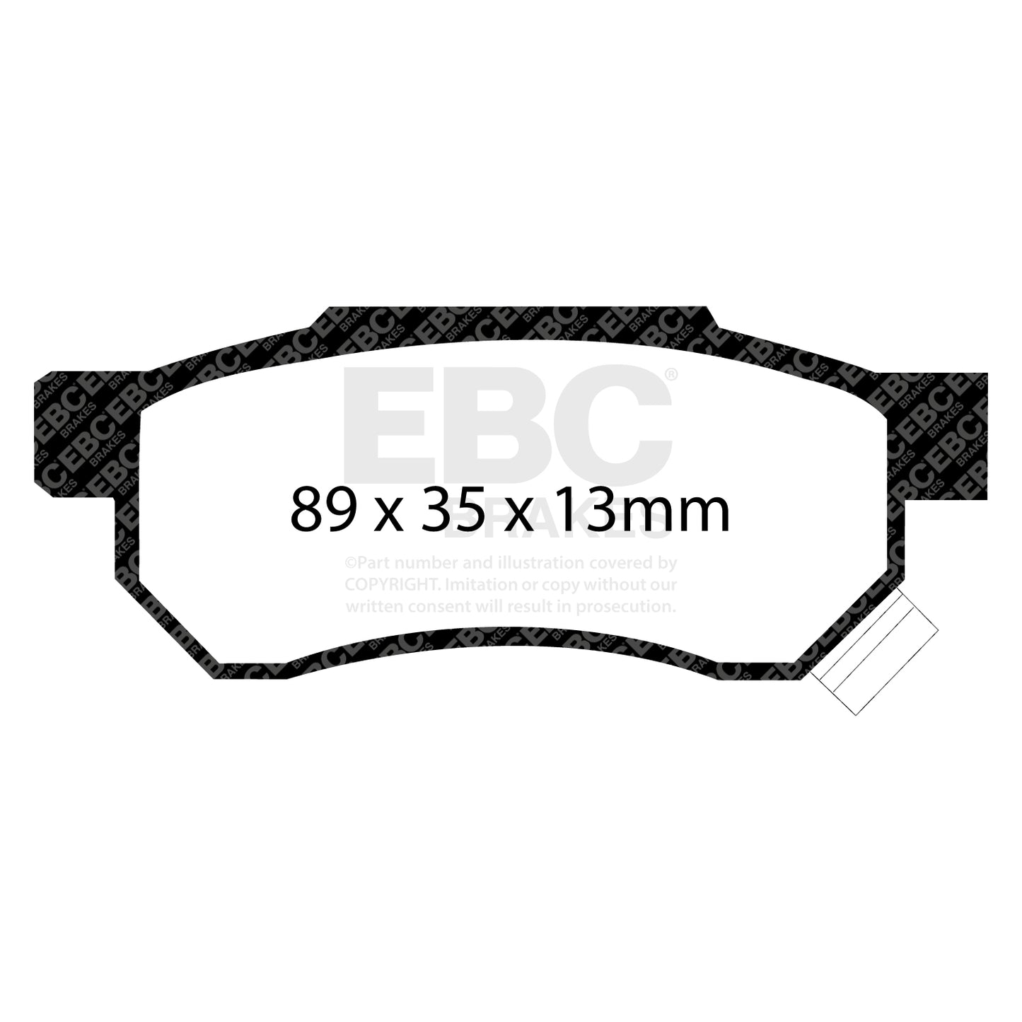 EBC Brakes Pad and Disc Full vehicle Kit (PD40K832)