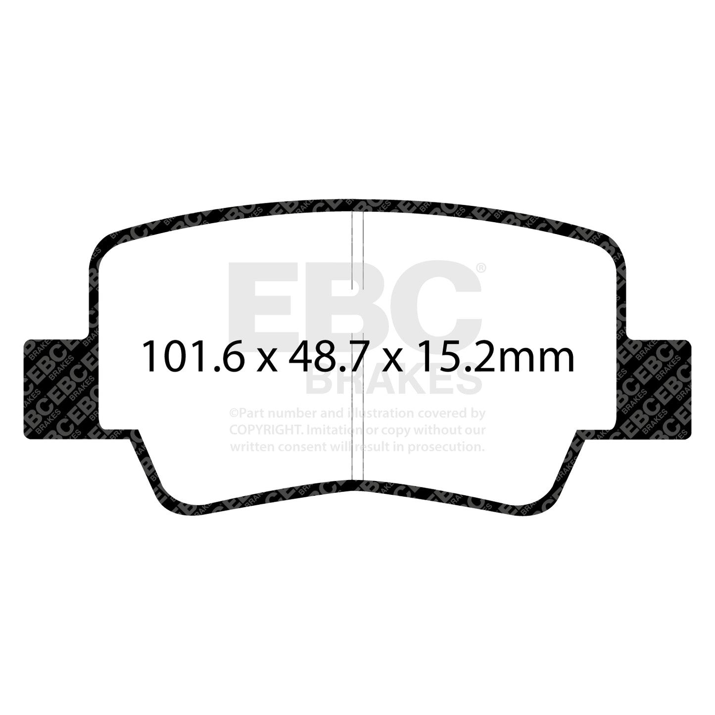EBC Ultimax OE Replacement Brake Pad Set (DPX2051)