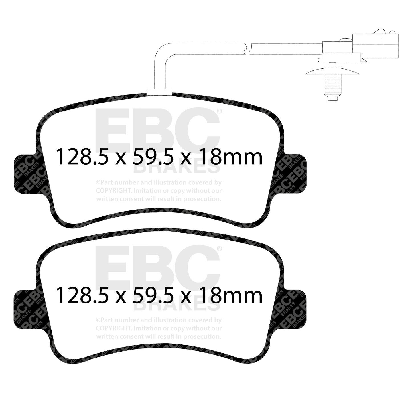EBC Brakes Pad and Disc Full vehicle Kit (PD40K1409)