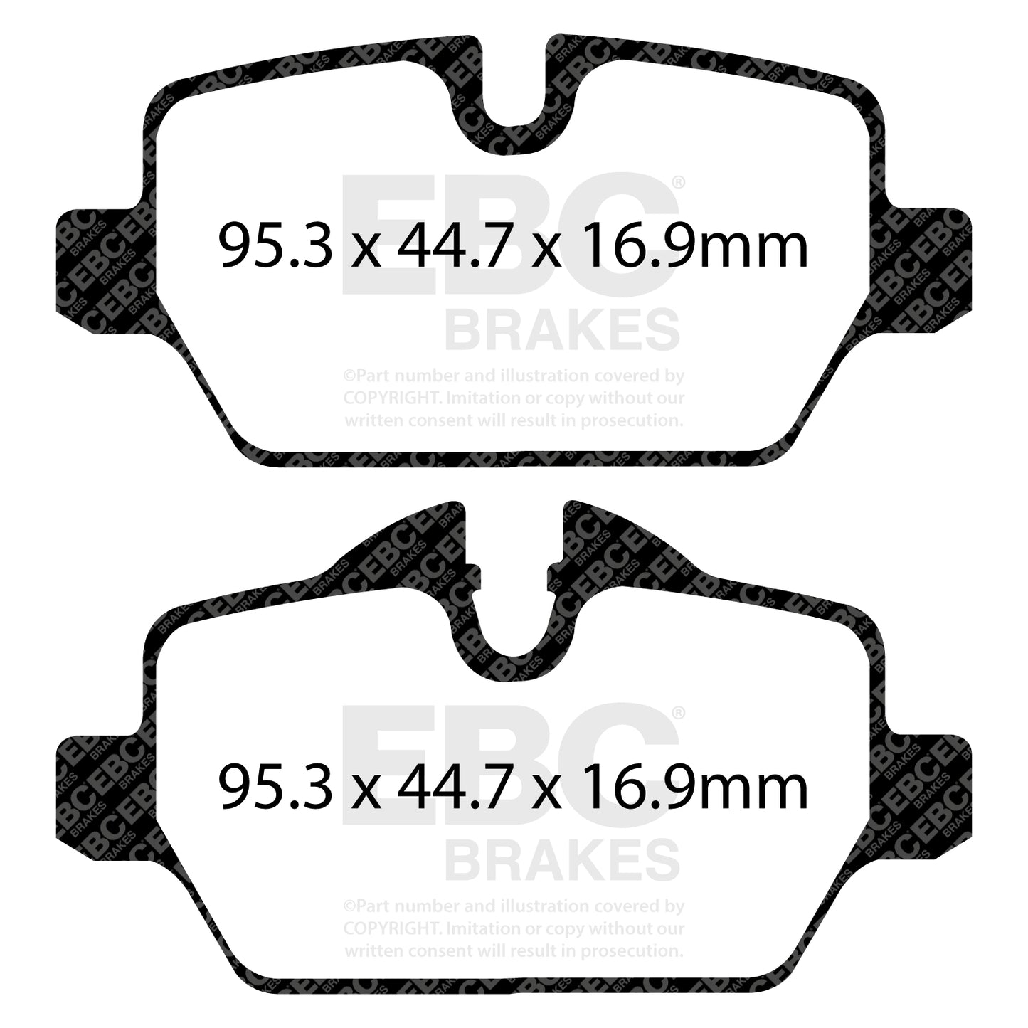 EBC Brakes Pad and Disc Full vehicle Kit (PD40K1294)