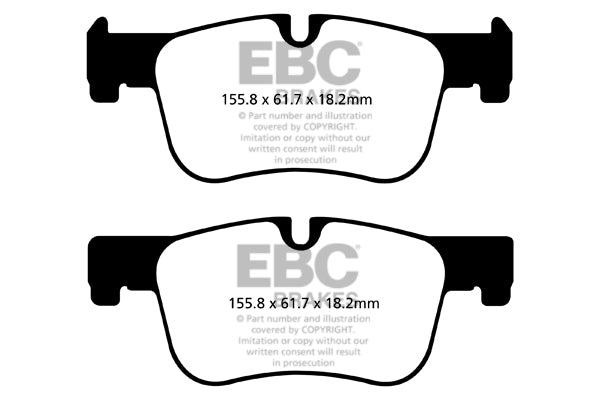 EBC Ultimax OE Replacement Brake Pad Set (DPX2143)