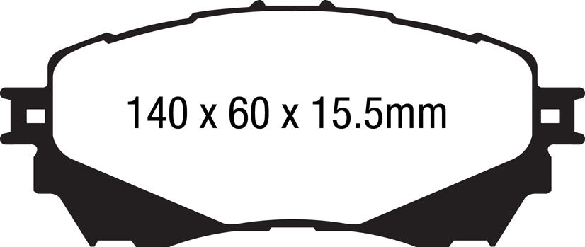 EBC Ultimax OE Replacement Brake Pad Set (DPX2170)