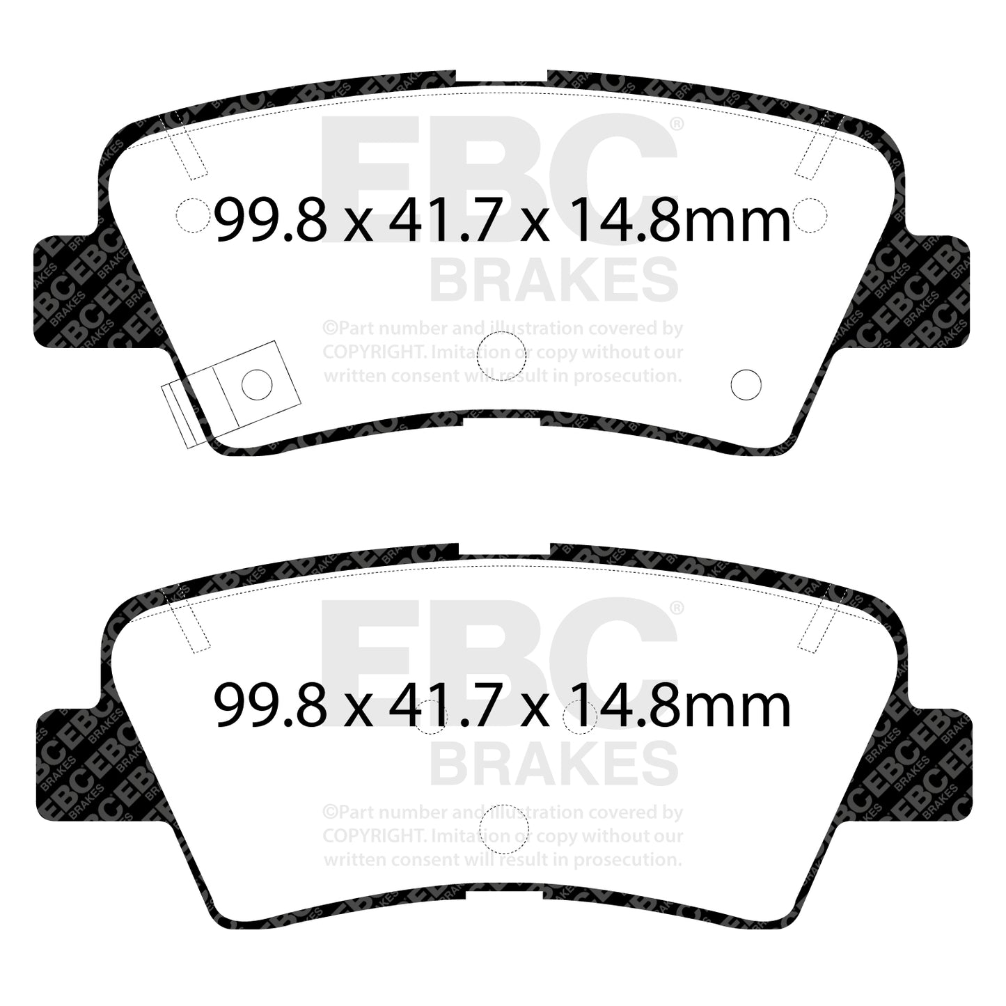 EBC Brakes Pad and Disc Full vehicle Kit (PD40K2586)