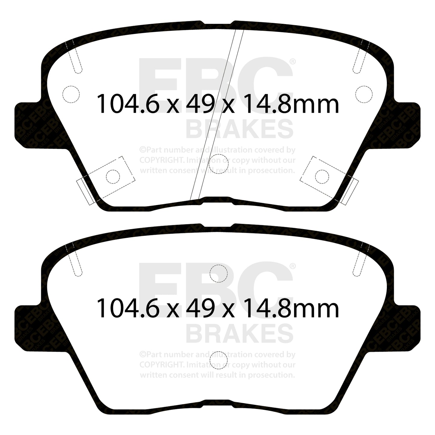 EBC Brakes Pad and Disc Full vehicle Kit (PD40K2627)