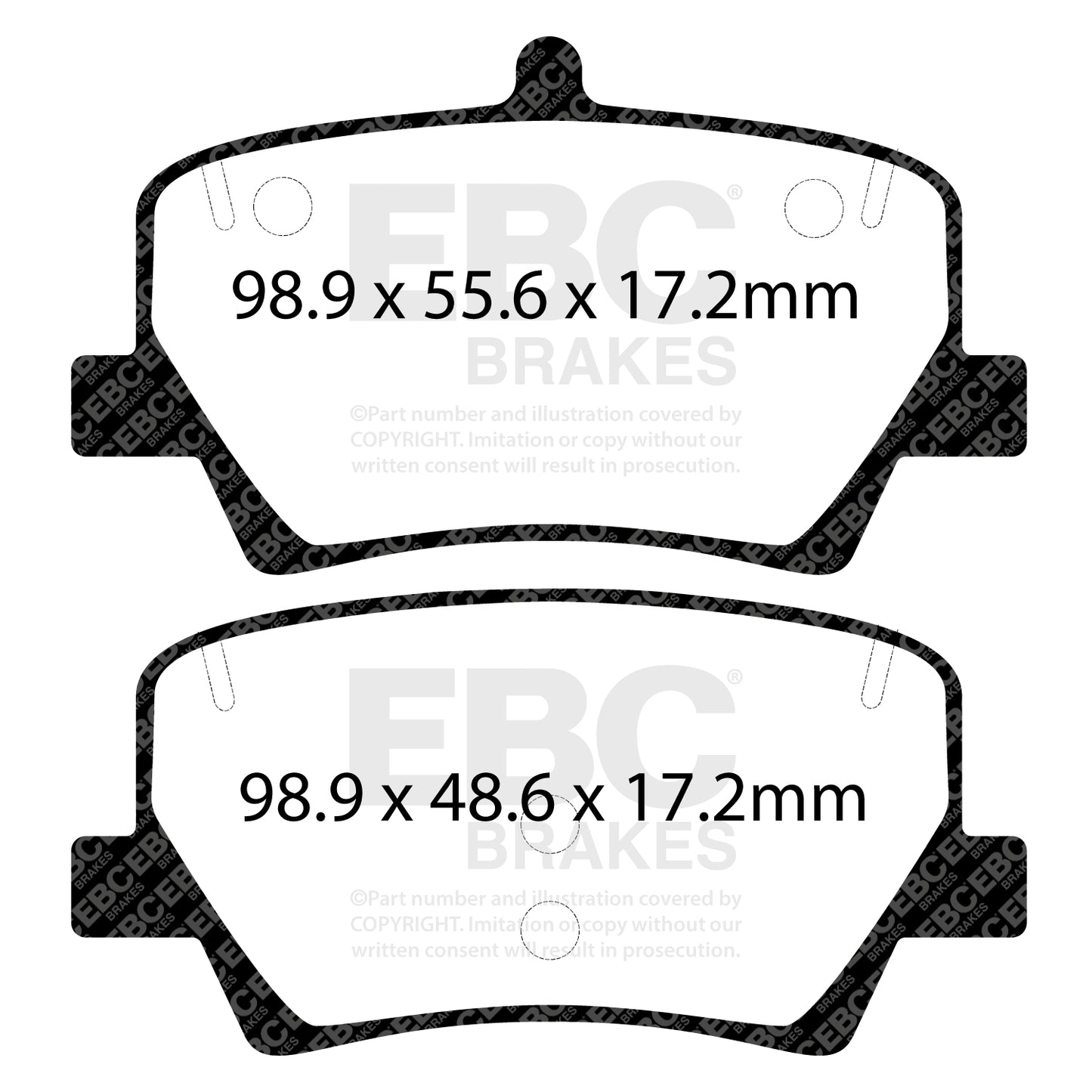 EBC Brakes Pad and Disc Full vehicle Kit (PD40K2628)