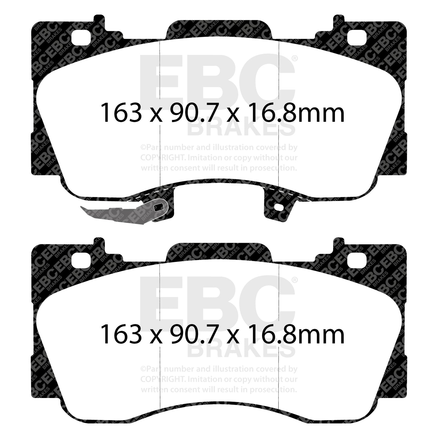 EBC Orangestuff 9000 Series Race Brake Pad Set (DP93042)