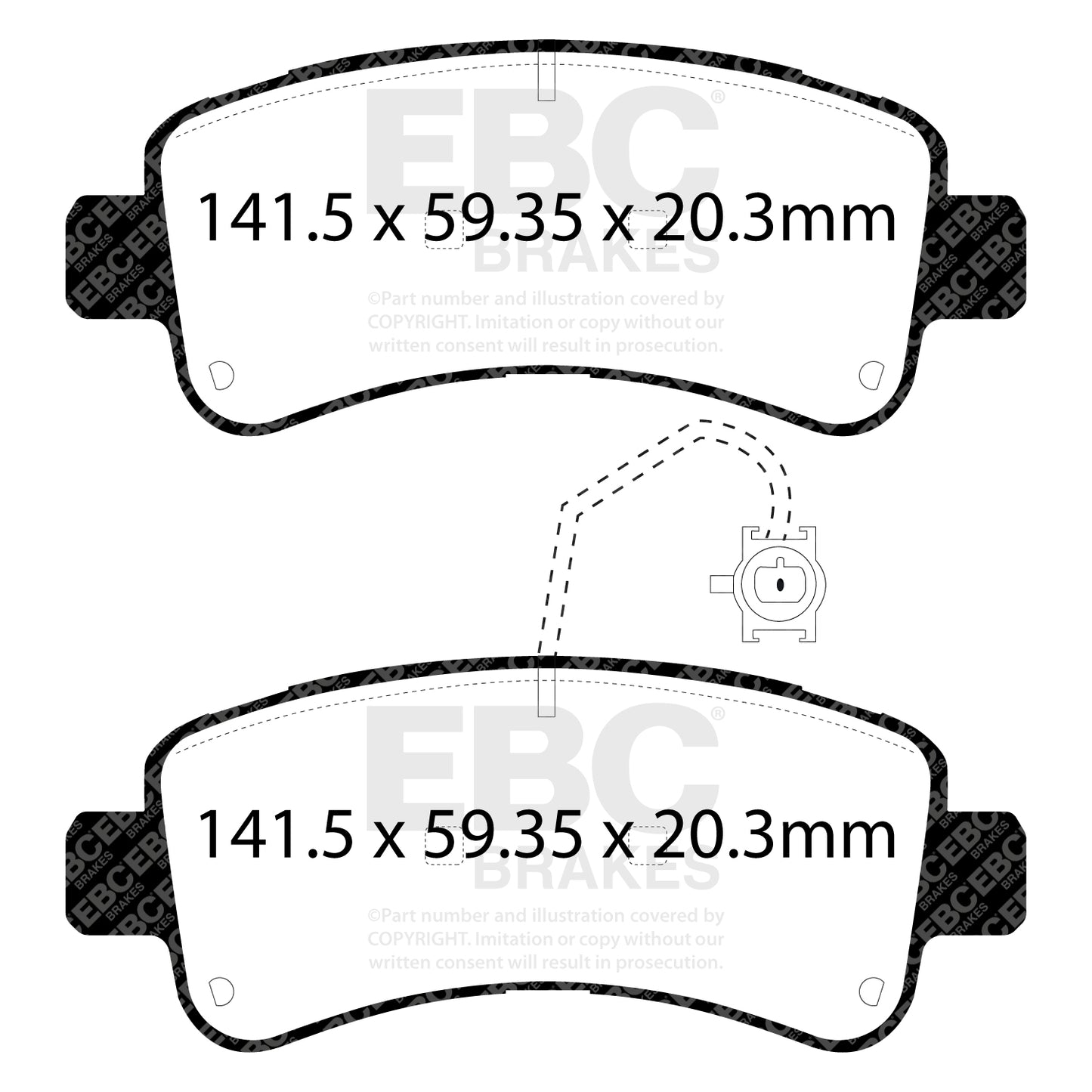 EBC Brakes Pad and Disc Full vehicle Kit (PD40K2247)