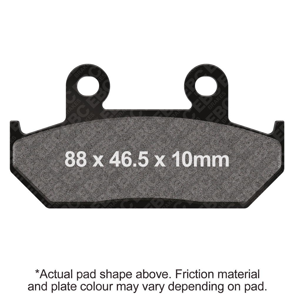 EBC - EBC Double-H Sintered Sportbike Pad Set (FA124/2HH)