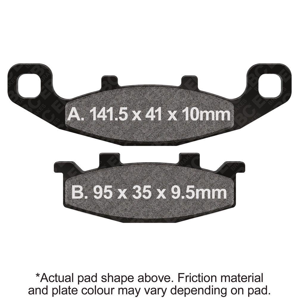 EBC - EBC Double-H Sintered Sportbike Pad Set (FA129HH)