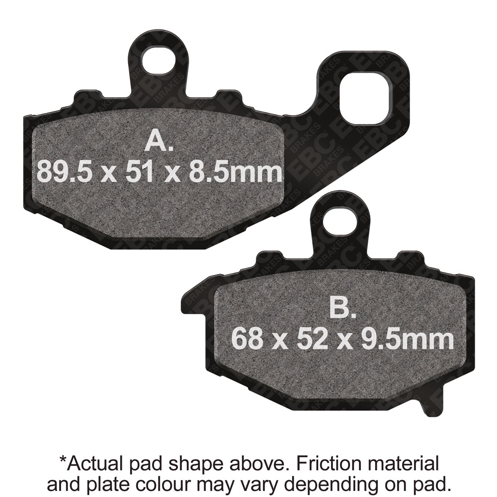 EBC - EBC Double-H Sintered Sportbike Pad Set (FA192HH)