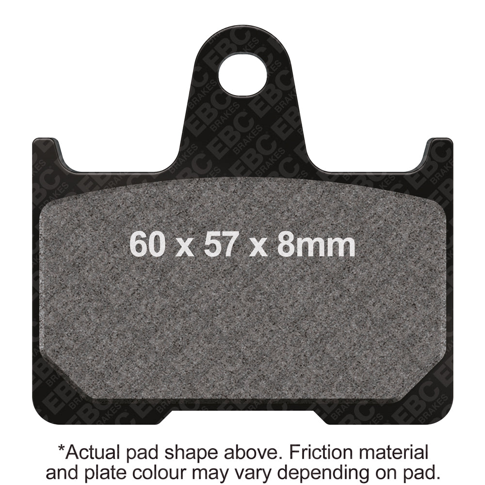 EBC - USA Made EPFA Series Extreme Pro Sintered Brake Pads (EPFA254HH)