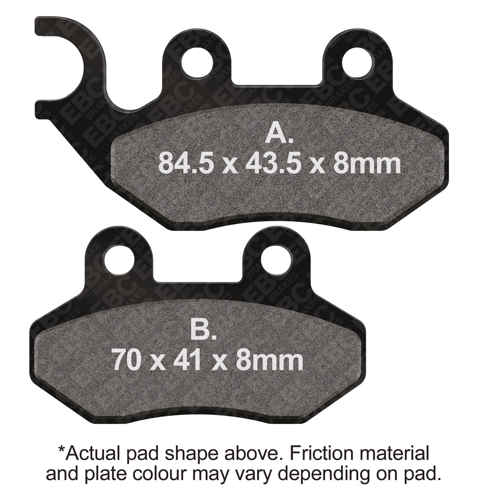 EBC - EBC Double-H Sintered Sportbike Pad Set (FA264HH)