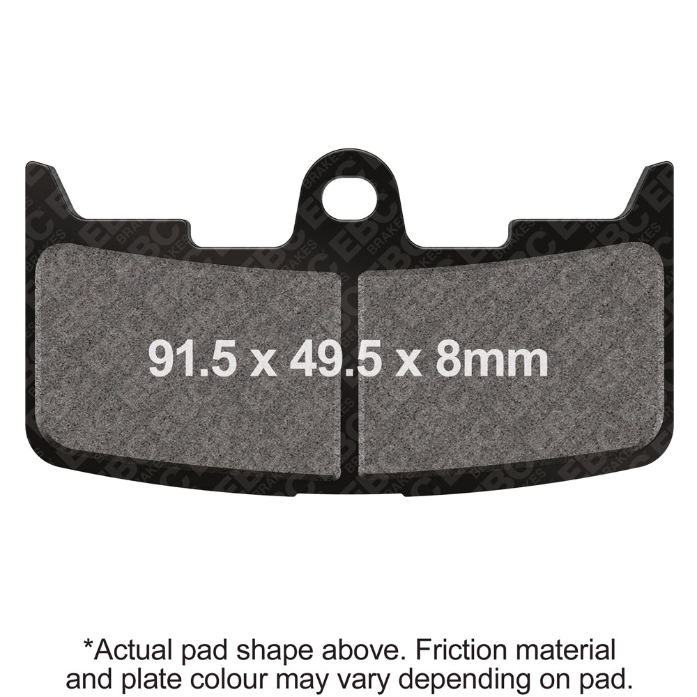 EBC - EBC Double-H Sintered Sportbike Pad Set (FA345HH)