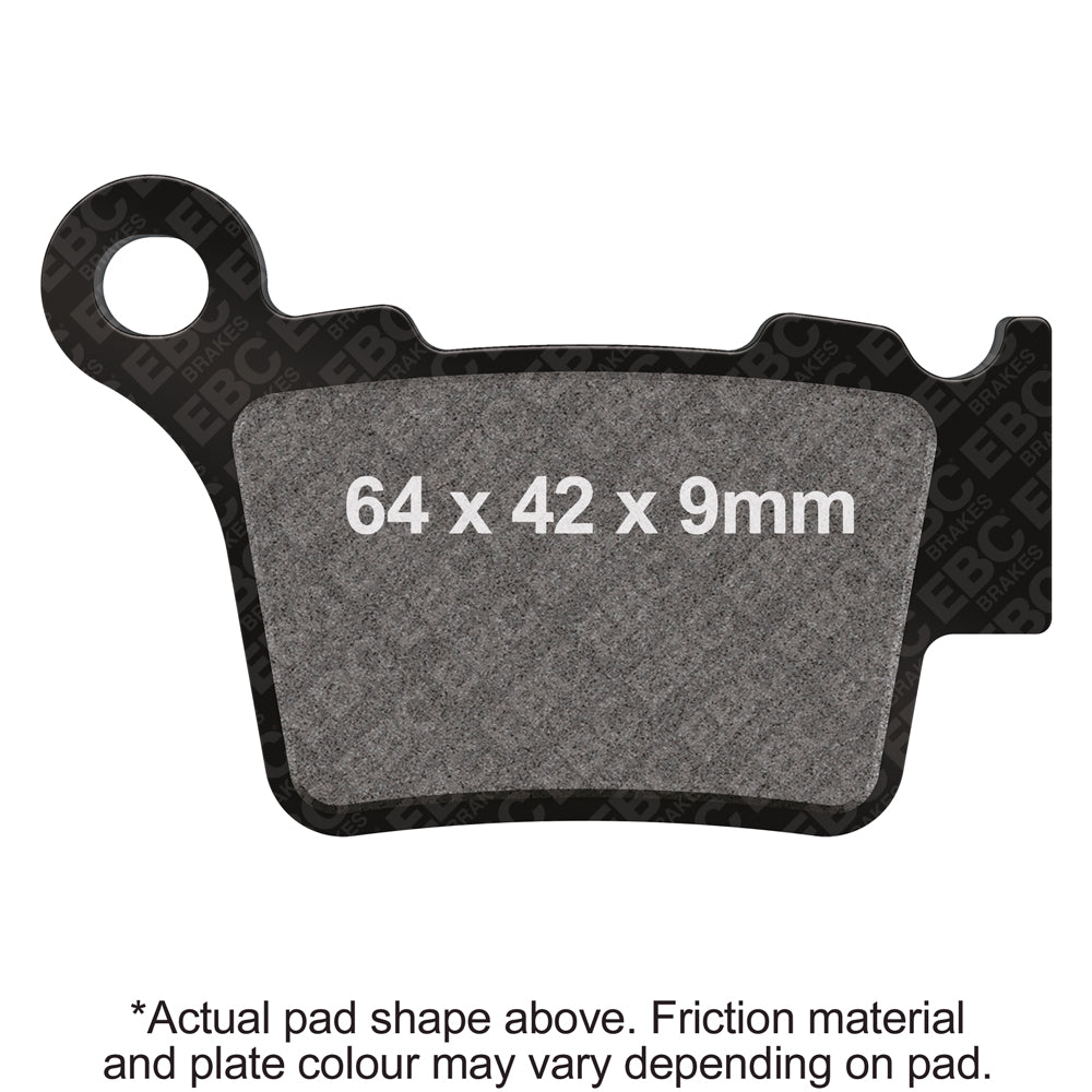 EBC - EBC MXS Formula MX Race Pad Set With Pins (MXS368)