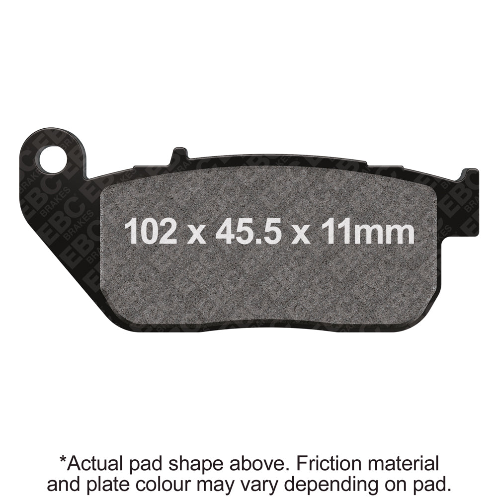 EBC - EBC Double-H Sintered Sportbike Pad Set (FA381HH)