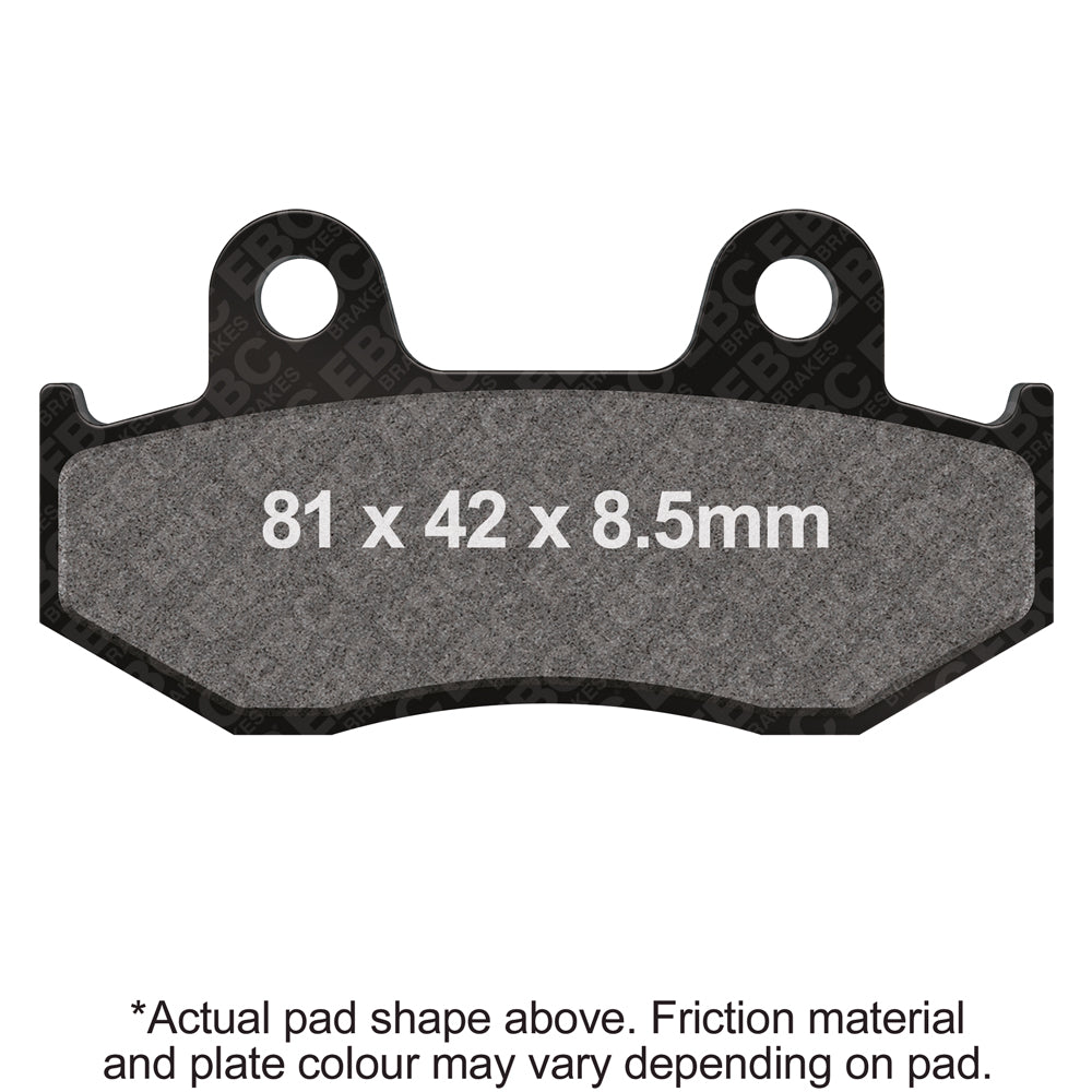 EBC - EBC Double-H Sintered Scooter Pad Set (SFA411HH)