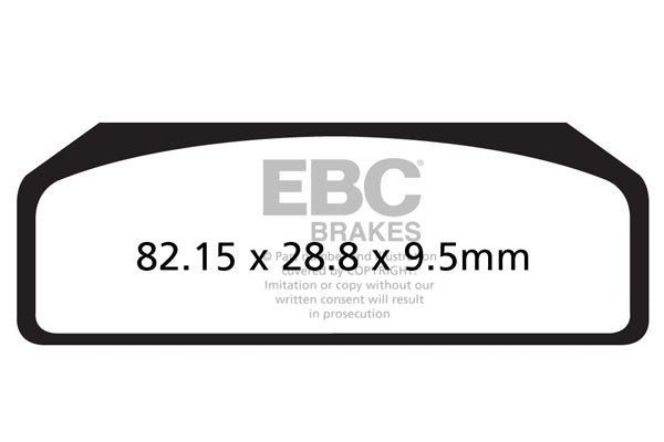 EBC - Race Use Only - Sintered GPFAX Compound Race Pad (GPFAX611HH)
