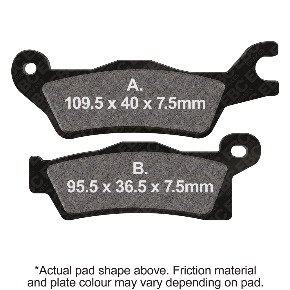 EBC - EBC Pad Set (FA618TT)