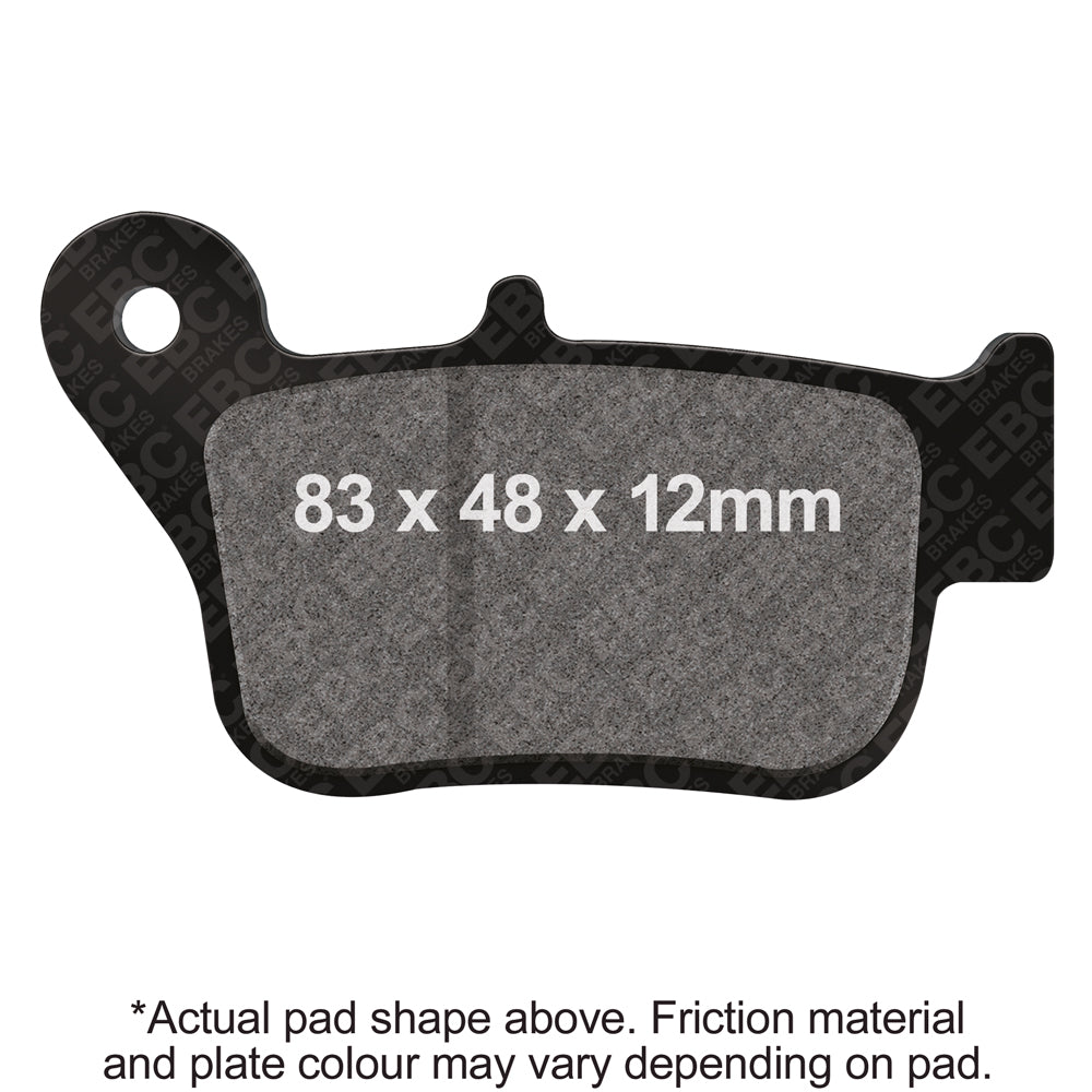 EBC - EBC Double-H Sintered Scooter Pad Set (SFA628HH)