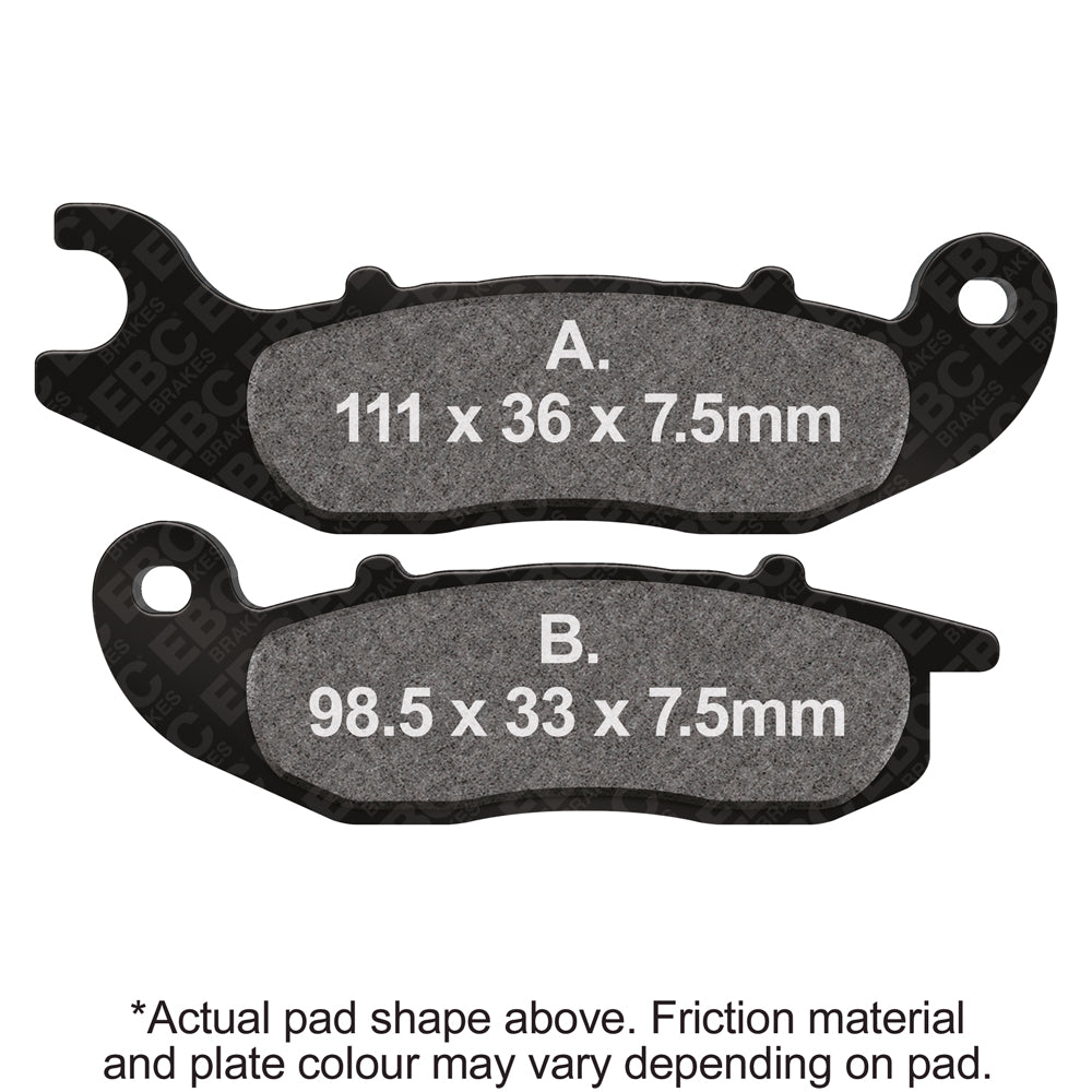 EBC - Carbon SCO Series Pads E391 (SFAC693)