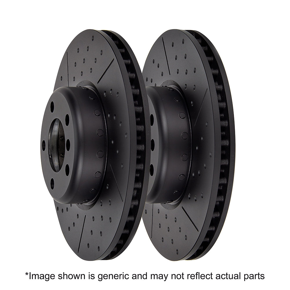 EBC GD Series Slotted and Dimpled Sport Discs (Pair) (GD2064R)