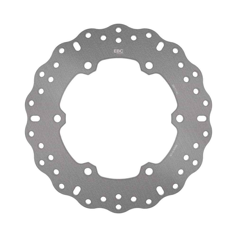EBC - EBC Solid Rear Street Bike Disc With Contoured Profile (MD1174C)