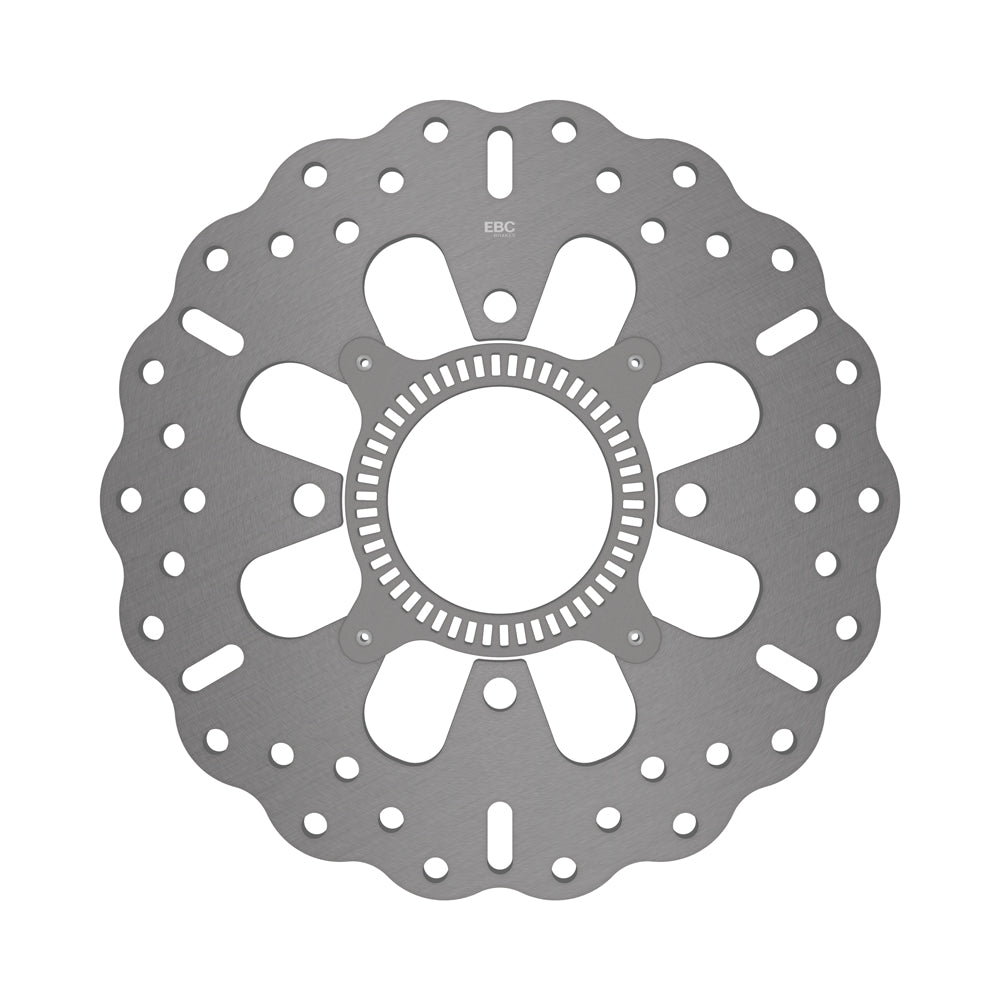 EBC - EBC Solid Rear Disc With Contoured Profile / ABS Ring Fitted (MD4178AC)