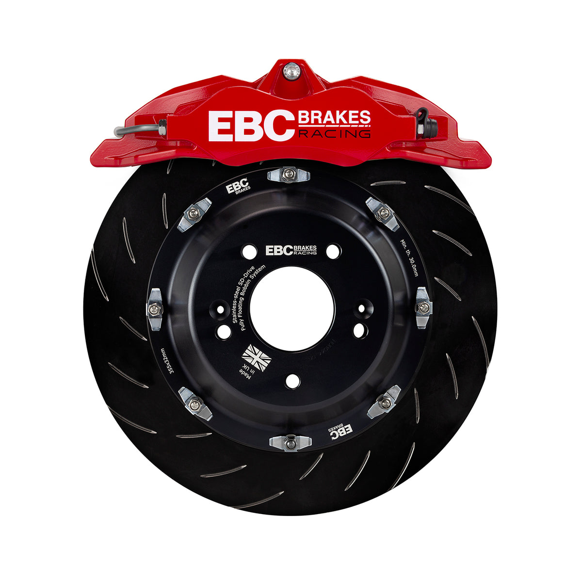 EBC Assembled 4102 right hand caliper RED - (BC4102RED-R)