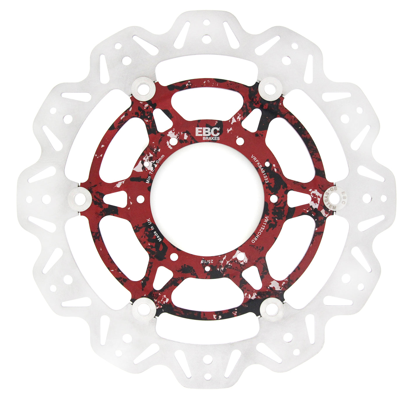 EBC - EBC Vee Disc Splatter Centre (VR1152CHRD)
