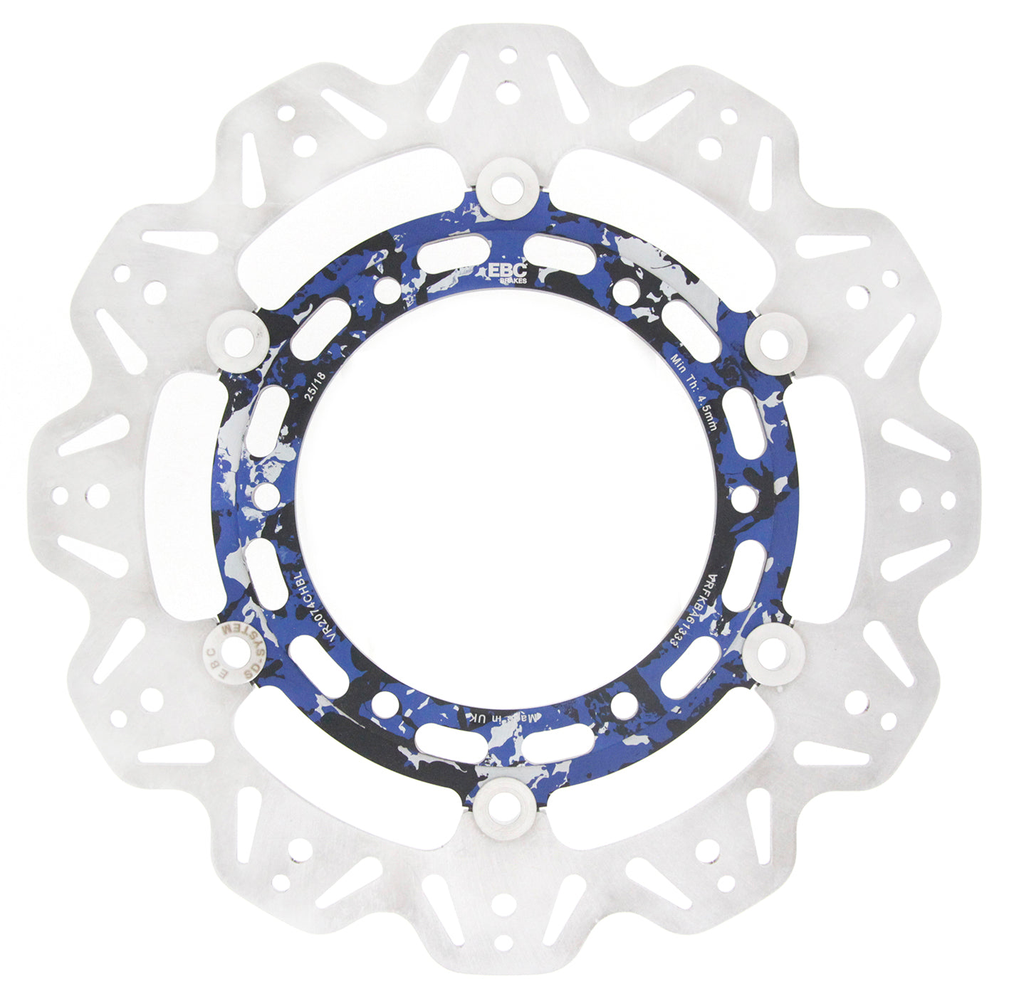 EBC - EBC Vee Disc Splatter Centre (VR2074CHBL)