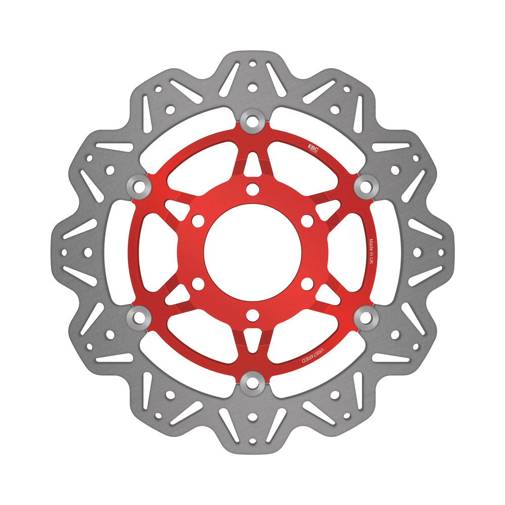 EBC - EBC Vee Disc Red Centre (VR647RED)