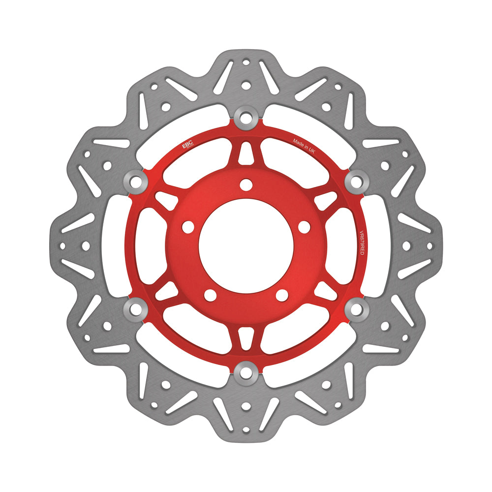 EBC - EBC Vee Disc Red Centre (VR679RED)