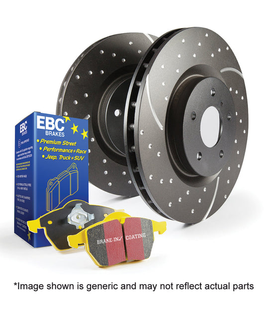 EBC Extra Duty Rear Brake Pads | 06-12 Dodge Caliber 2.4 main image 1