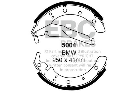 EBC Brake Shoe Replacement Set (6601)