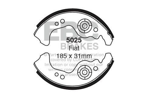 EBC Brake Shoe Replacement Set (6503)