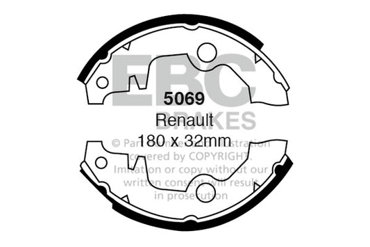 EBC Brake Shoe Replacement Set (6325)