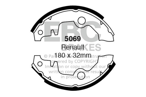 EBC Brake Shoe Replacement Set (6325)